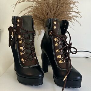 NEW High Heel Boots (brown, army green, black)